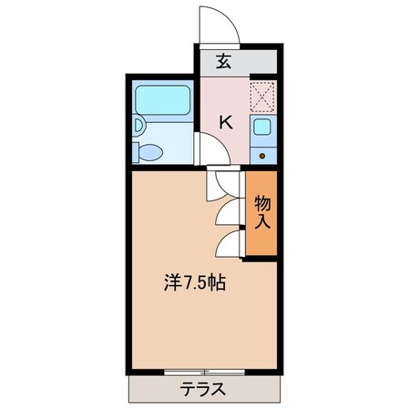 ドエール筑摩の物件間取画像